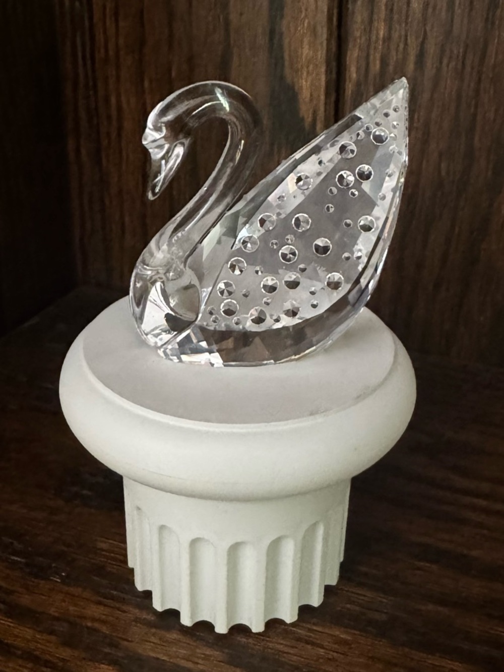 Swarovski Clear Crystal Swan Figurine
